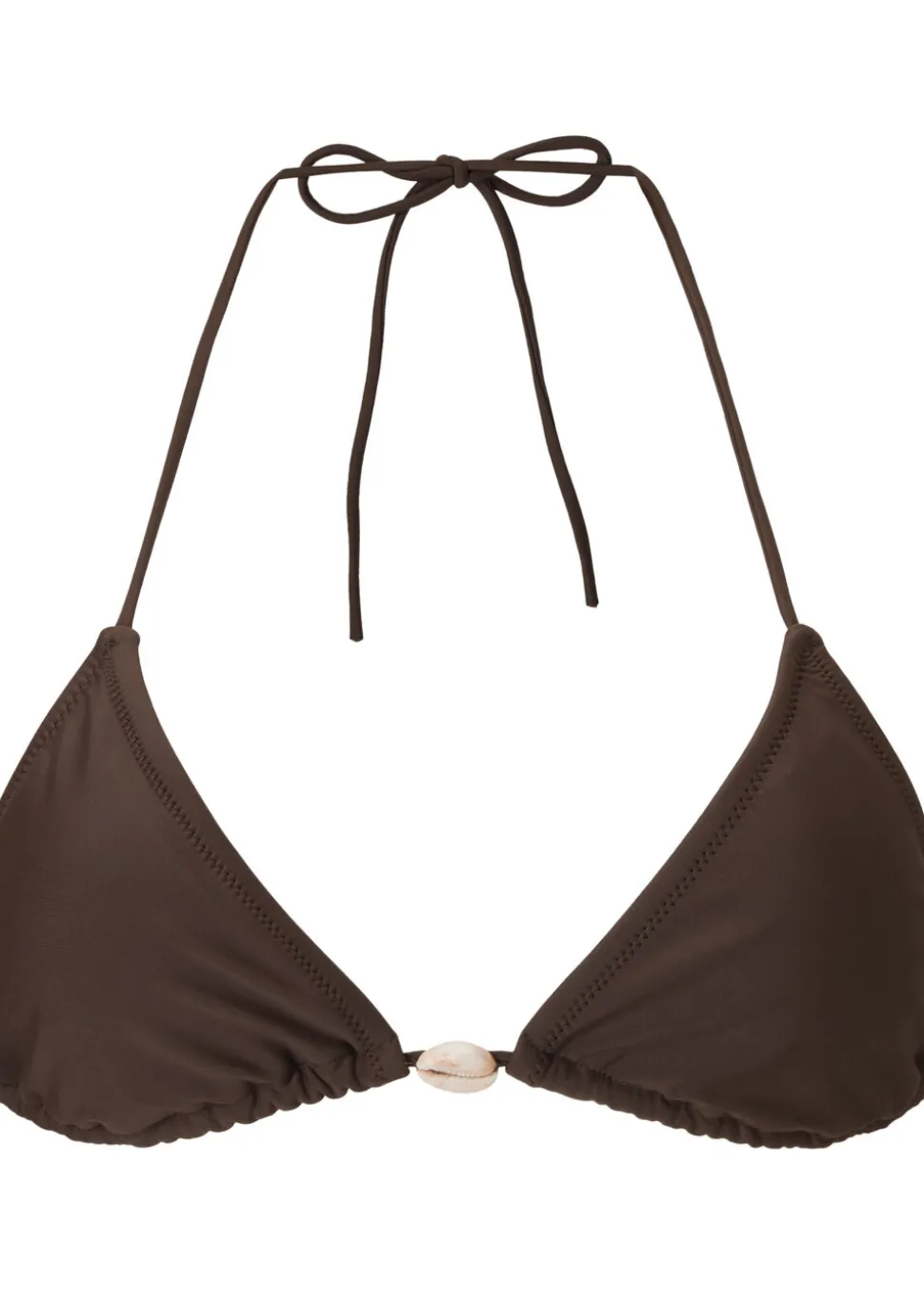 Triangle Bikini Top - Brown