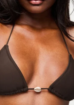 Triangle Bikini Top - Brown
