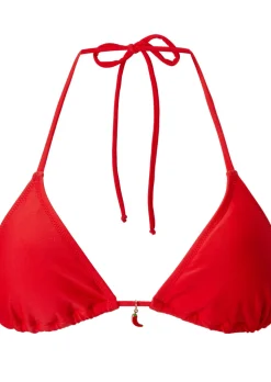 Triangle Chilli Bikini Top - Red