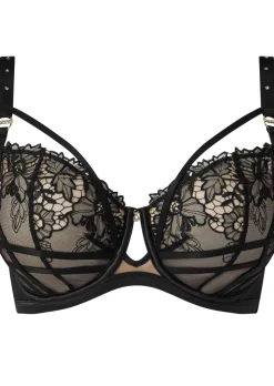Untold Desire Fuller Bust Non Padded Balcony Bra - Black