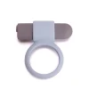 Vibrating Silicone Cock Ring with Removable Bullet