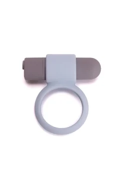 Vibrating Silicone Cock Ring with Removable Bullet