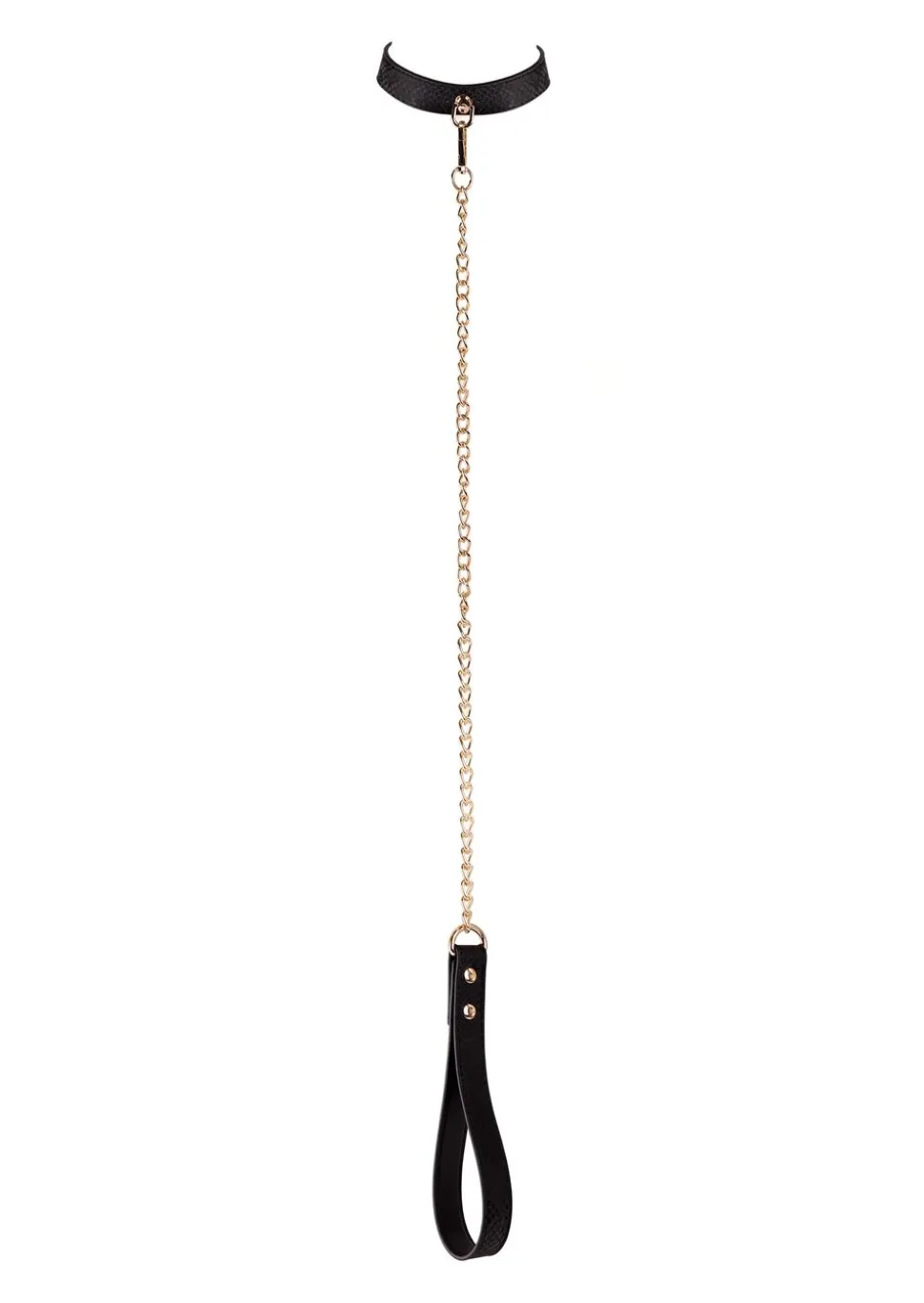 Viper Faux Snake Leather Collar & Lead