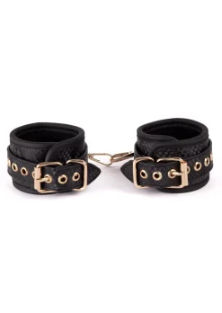 Viper Faux Snake Leather Handcuffs