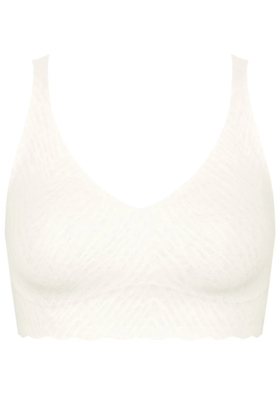 Zero Feel Bliss LongLine Bra - White