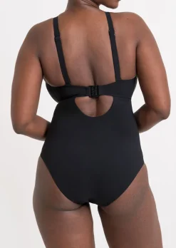 Ziptide Non-Wired Swimsuit - Black